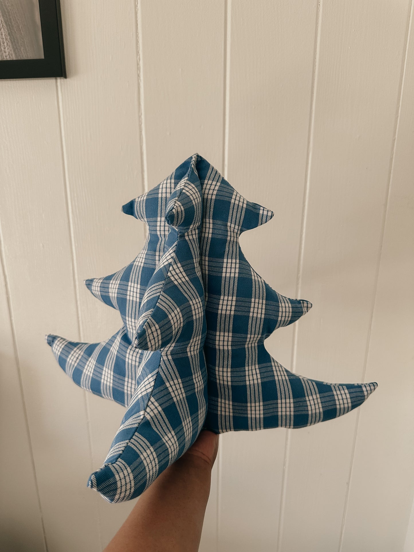 Handmade Palaka Christmas Tree Pillow