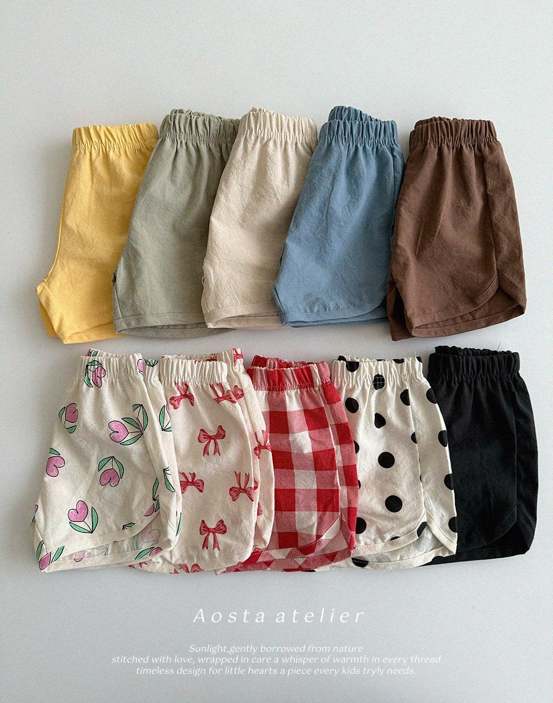 Summer Shorts | Red Checkered in 1Y