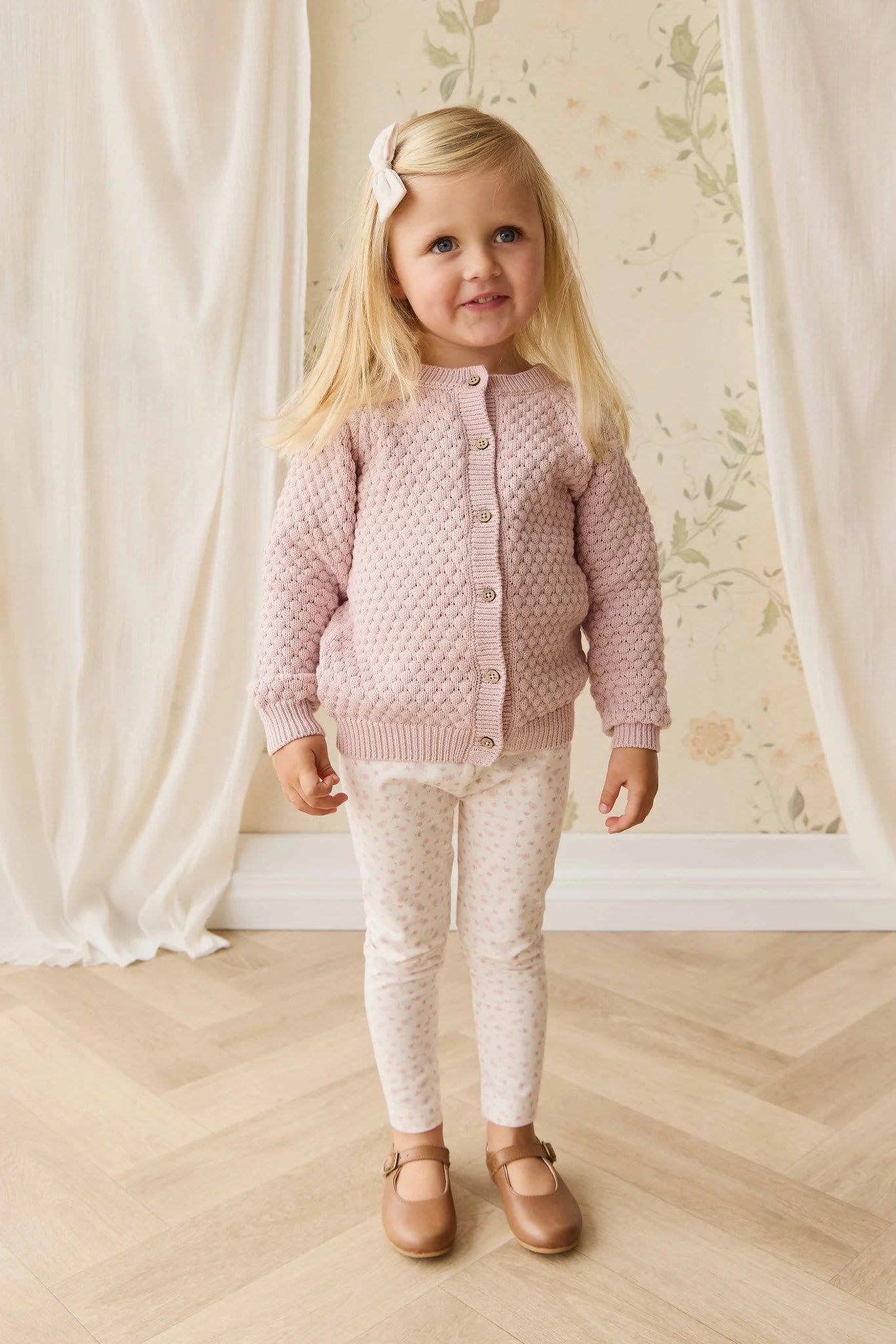Organic Cotton Everyday Legging - Victoria Blush