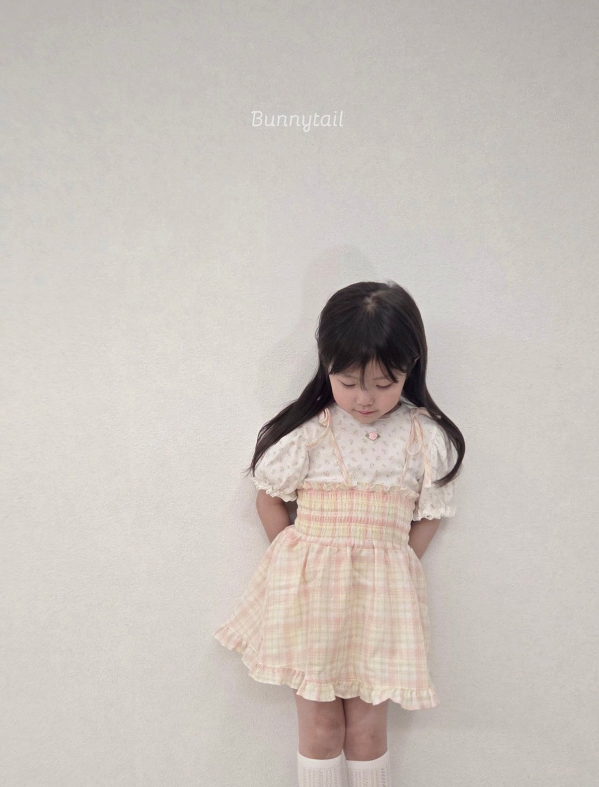 Plaid Smocked Top
