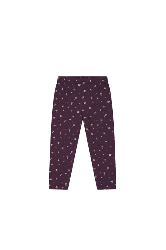 Organic Cotton Legging | Goldie Huckleberry Sparse in 4Y