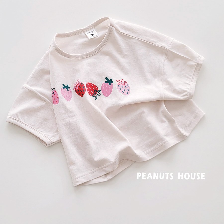 Strawberry Boxy Tee