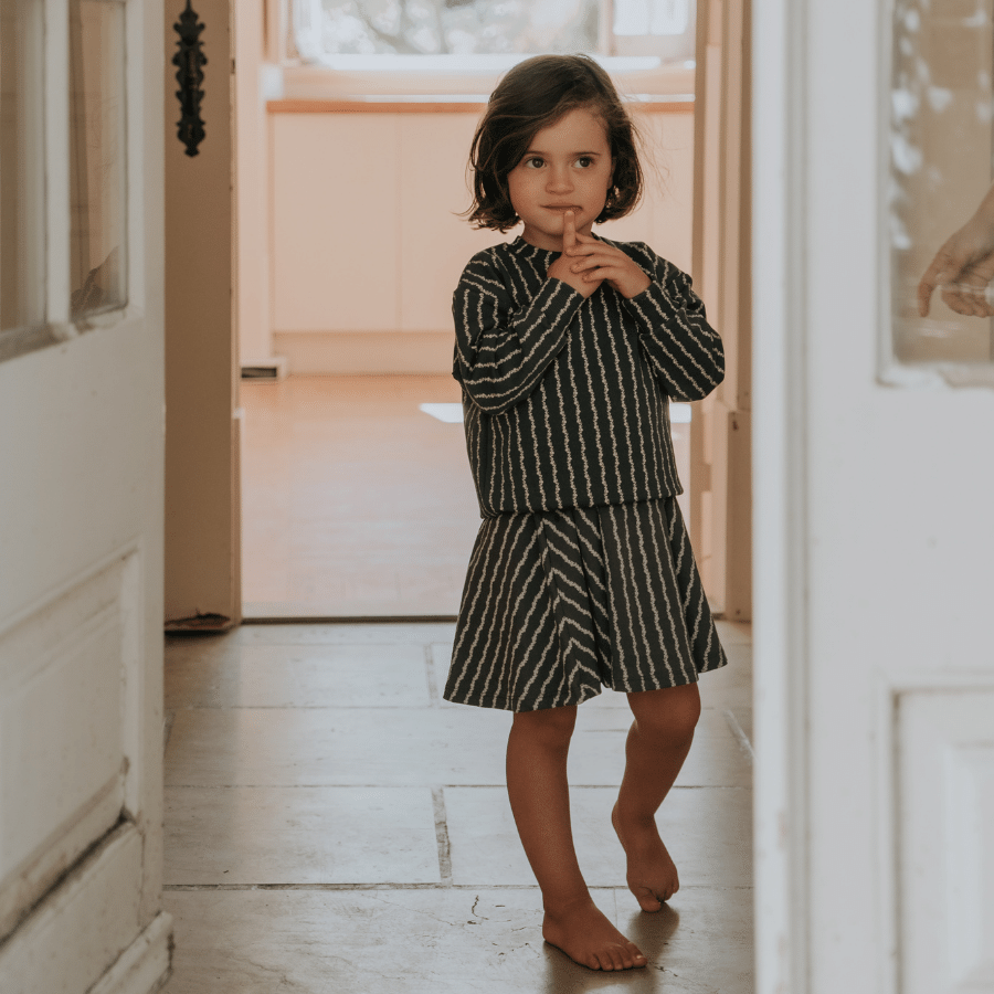 The Printed Sweatshirt - Linear Stem