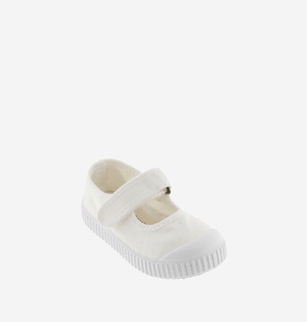 1915 Inglesa Drec Canvas Mary Jane | Blanco