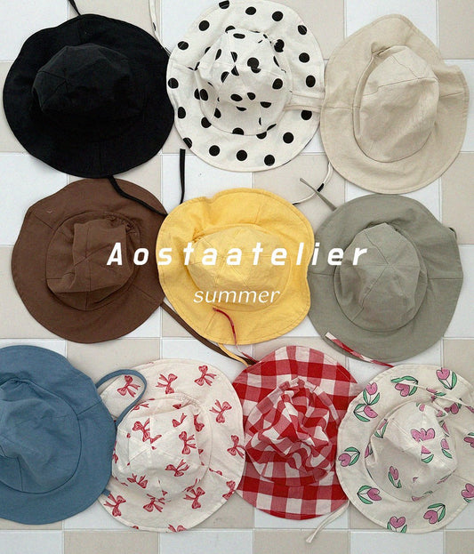 Bucket Hats - Red Checkered