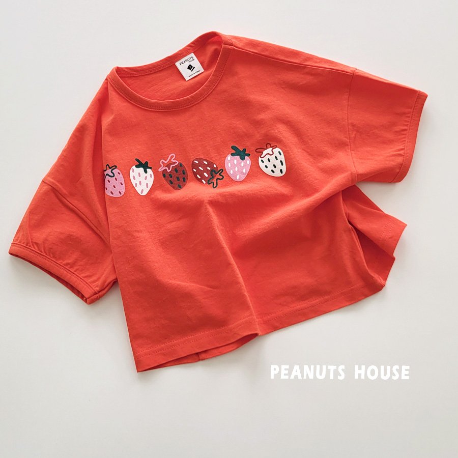 Strawberry Boxy Tee