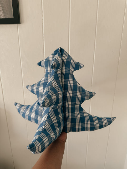 Handmade Palaka Christmas Tree Pillow