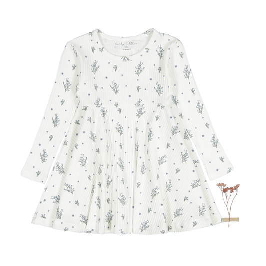 The Printed Long Sleeve Dress -  Honeybunch