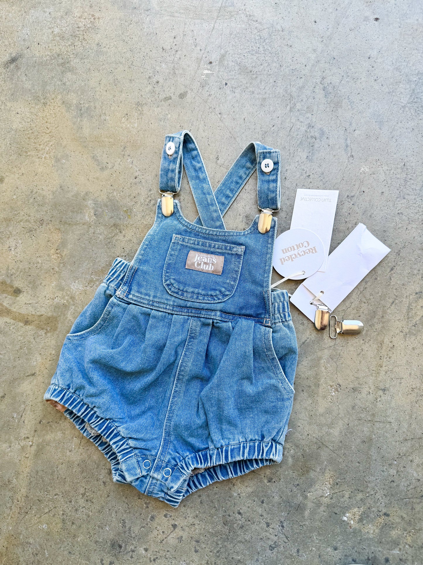 Bowie Bubble Romper | Ziggy Blue