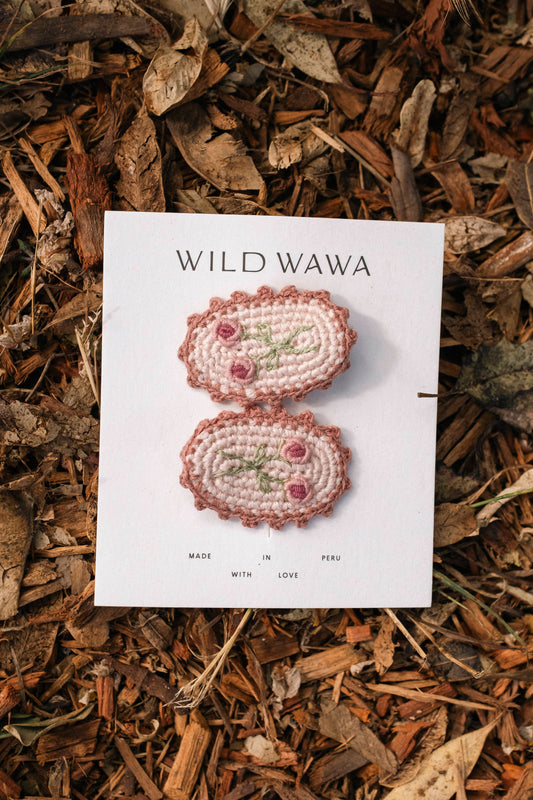 Scallop Clip Set | Misty Rose