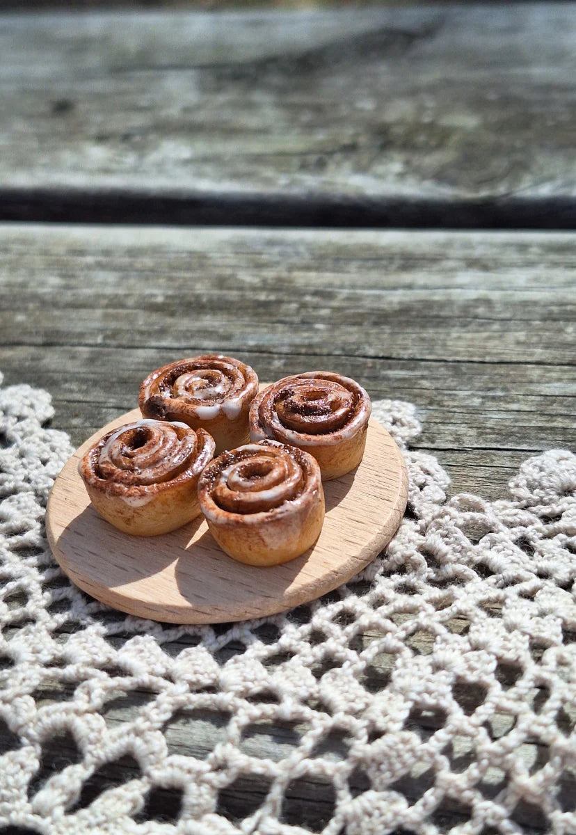 Miniature Vegemite Scroll with Ceramic Plate