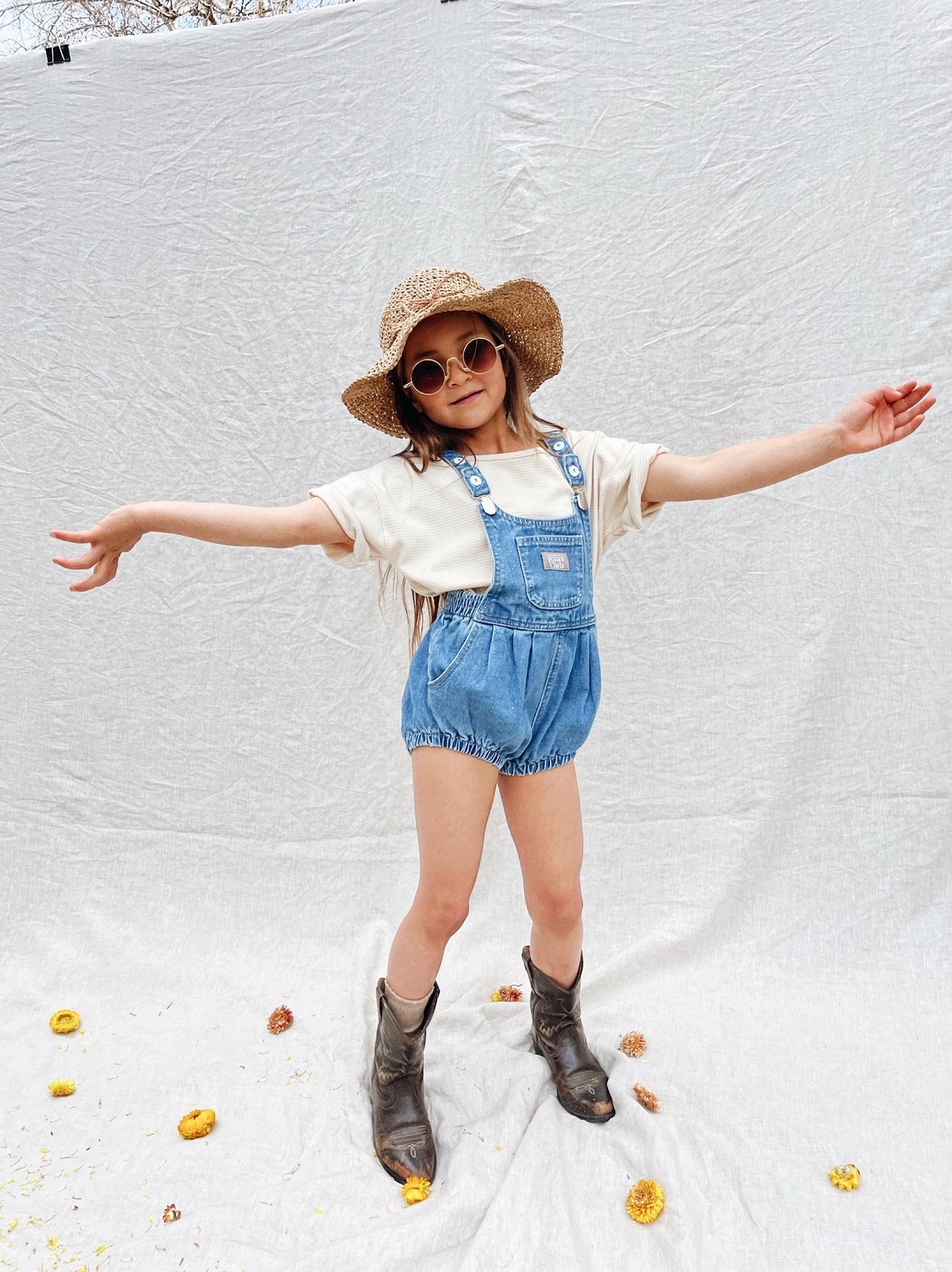 Bowie Bubble Romper | Ziggy Blue