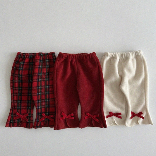 Jelly Ribbon Pants | Checkered in 1-2YR