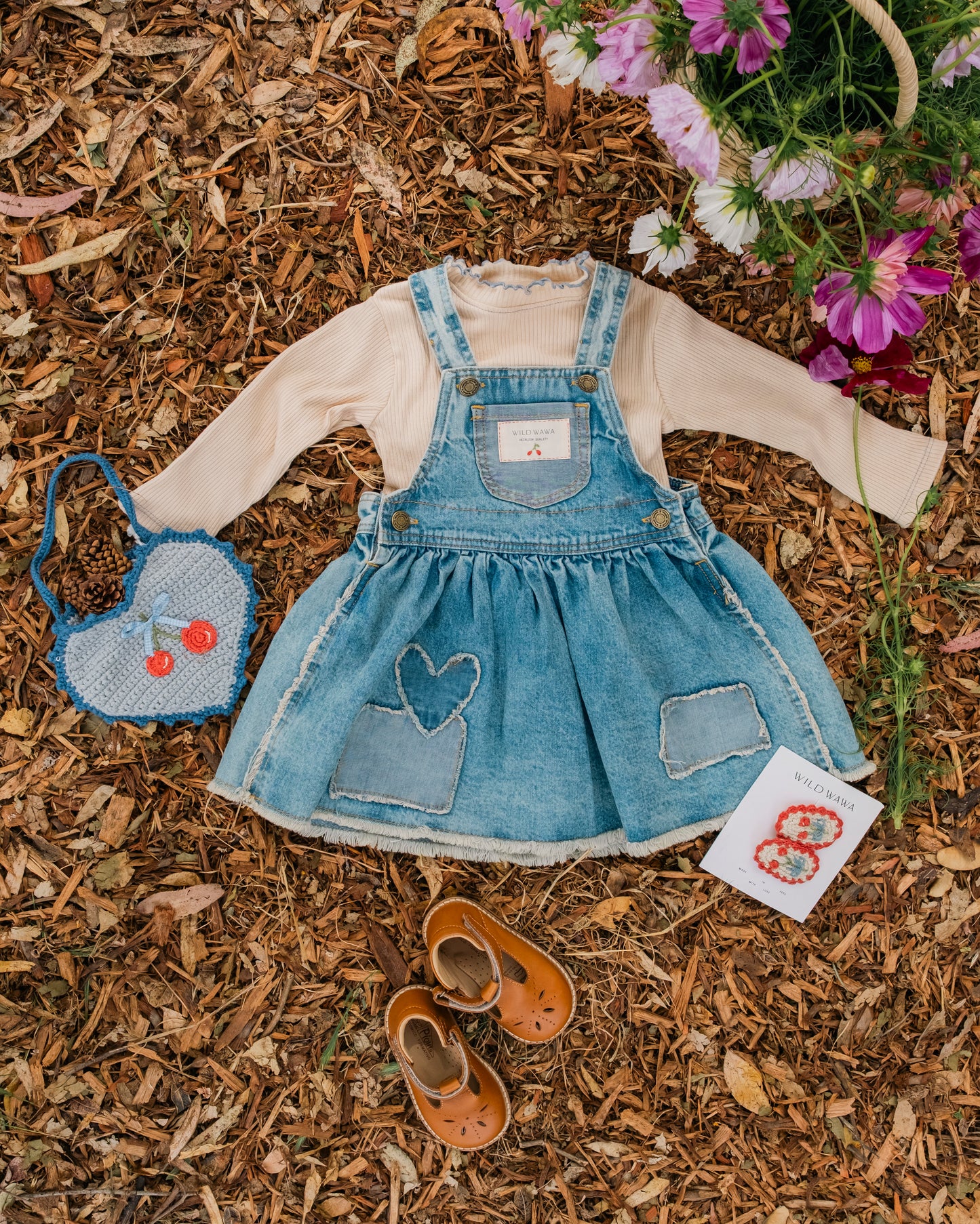 Patchwork Overalls Dress | Denim