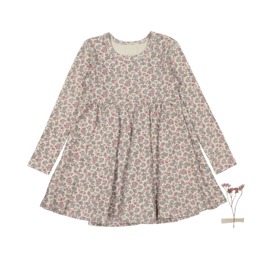 The Printed Long Sleeve Dress - Fairy