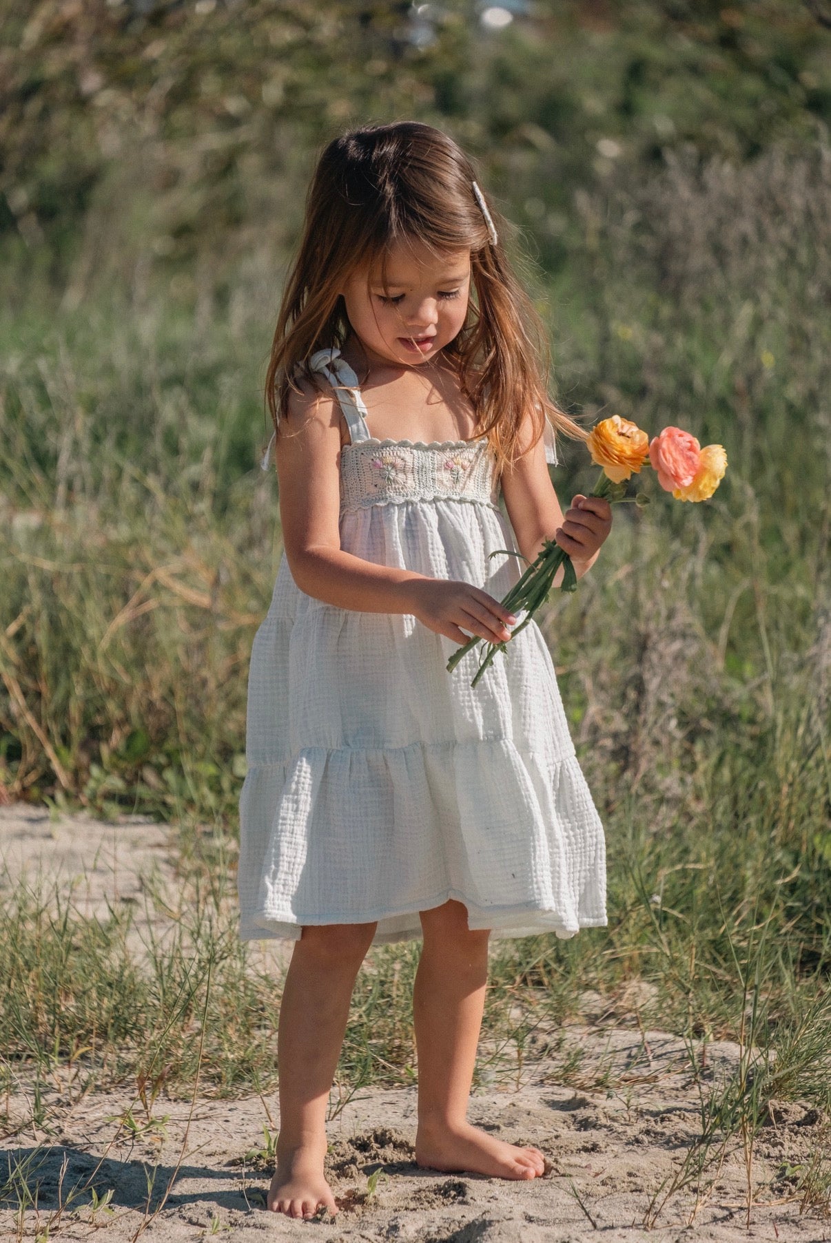 Crochet Dress | Blue Bouquet