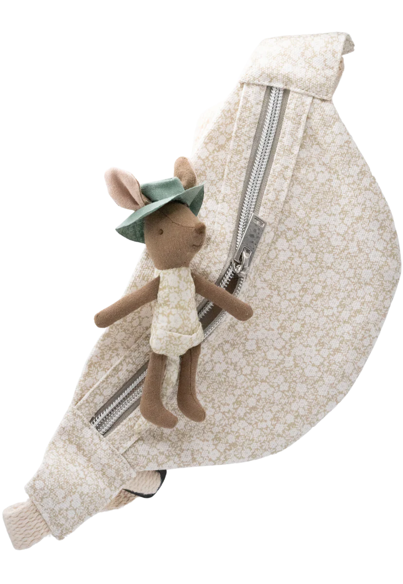 Sage Floral Rugaroo Pouch Bag | Kids Bum Bag