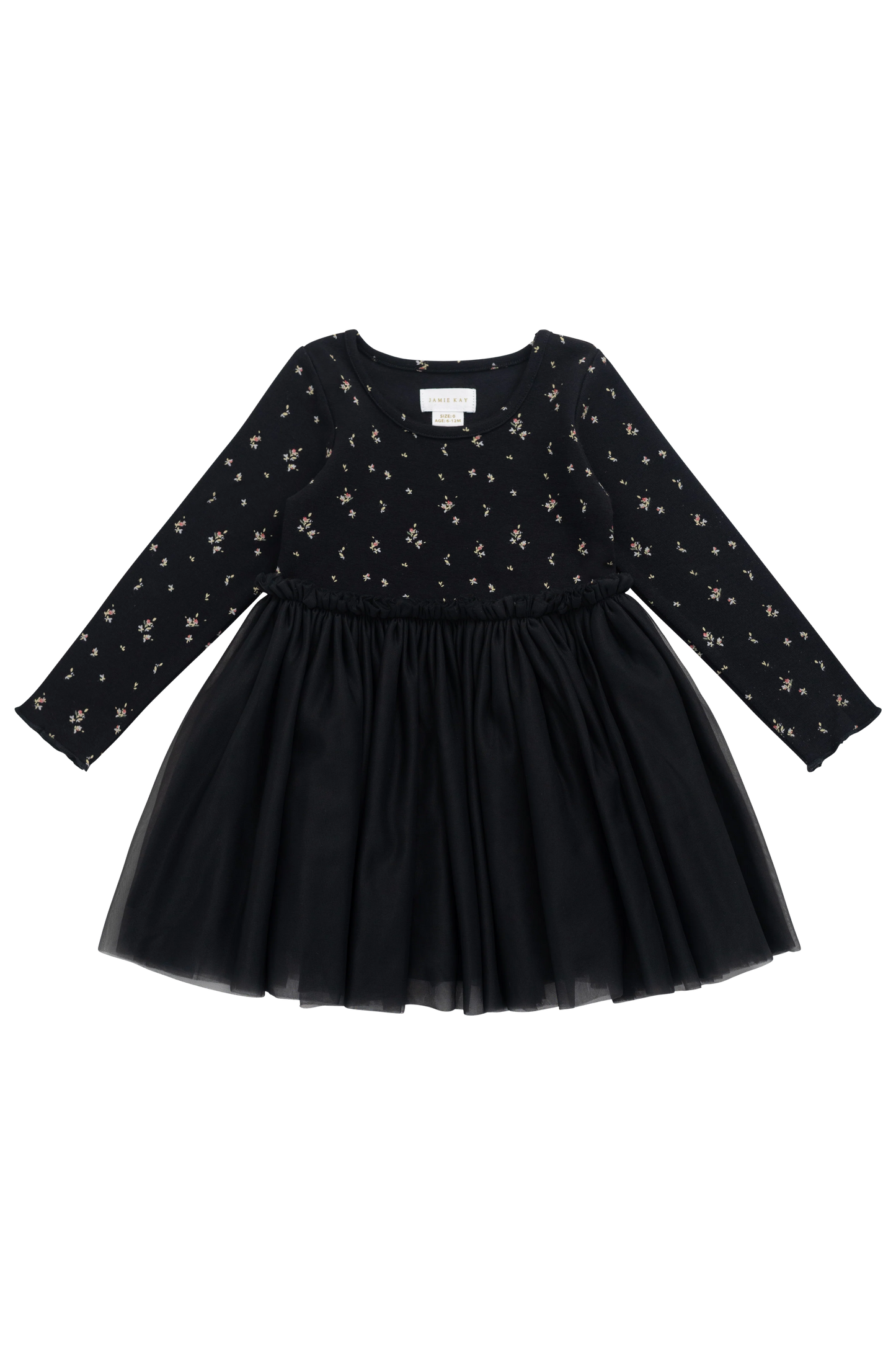 Anna Tulle Dress - Dina Ebony