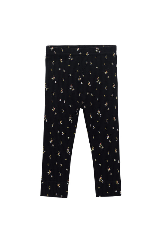 Organic Cotton Modal Everyday Legging - Dina Ebony