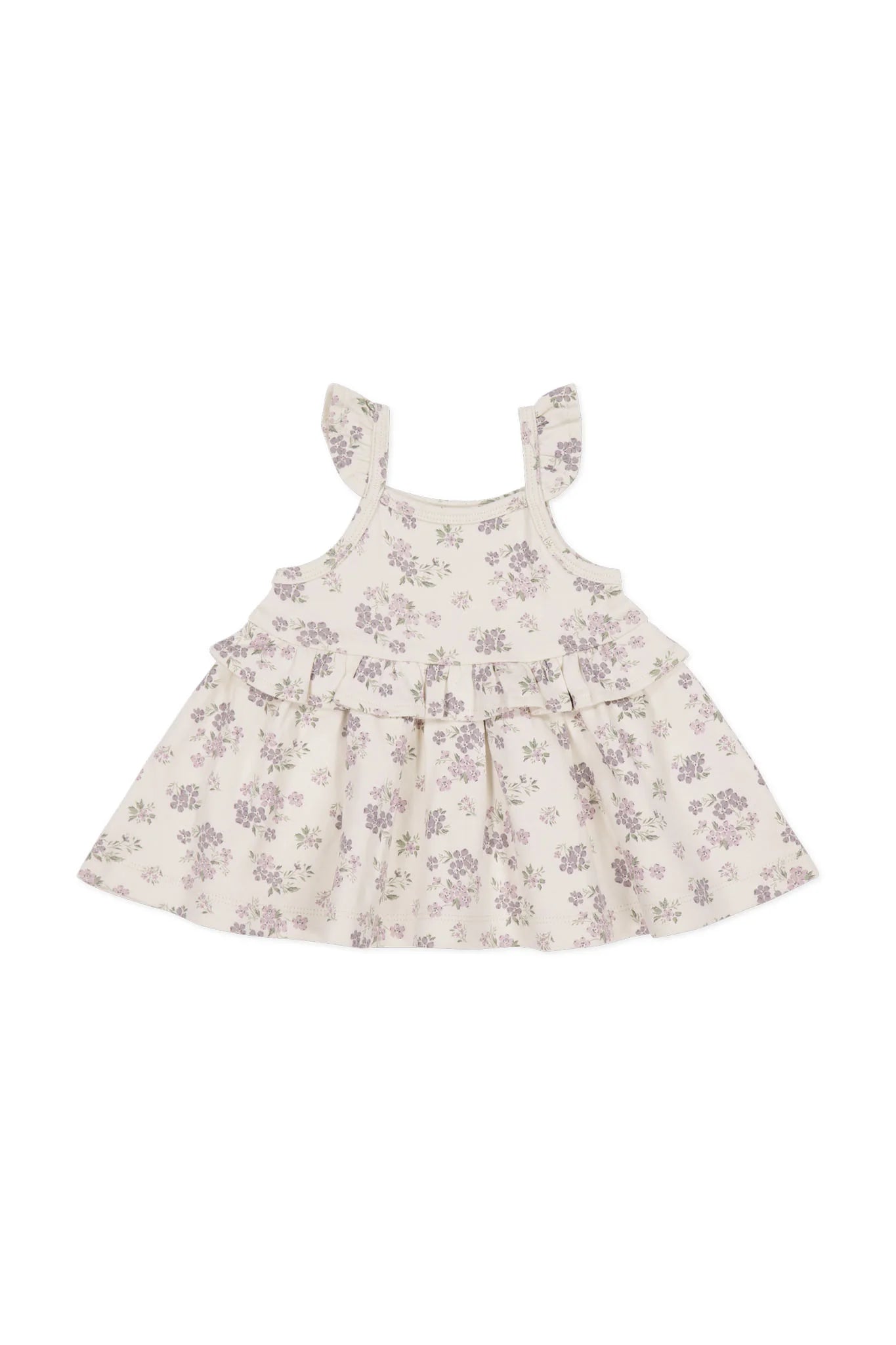 Organic Cotton Kaia Top - Selena Tofu | 1Y