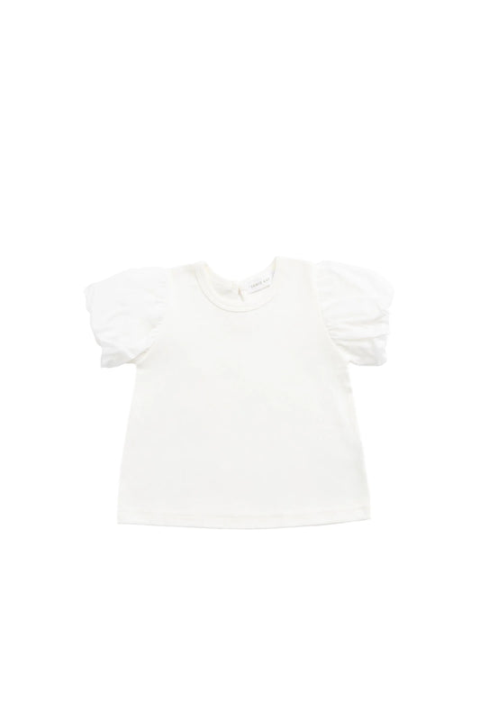 Pima Cotton Myla Top - Parchment