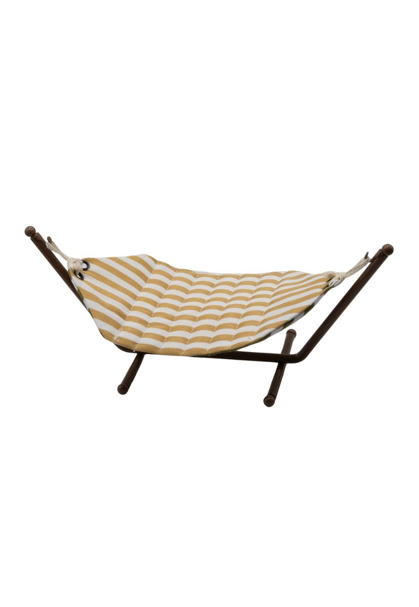 Miniature Striped Hammock | Eucalyptus and Ochre