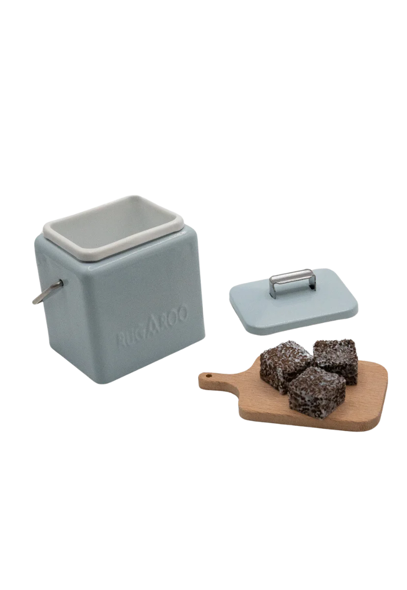 The T'roo-Blue Esky with Lamingtons | Rugaroo Doll Accessories