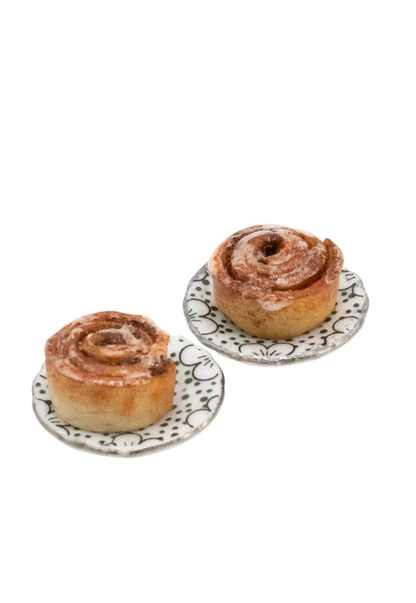 Miniature Vegemite Scroll with Ceramic Plate