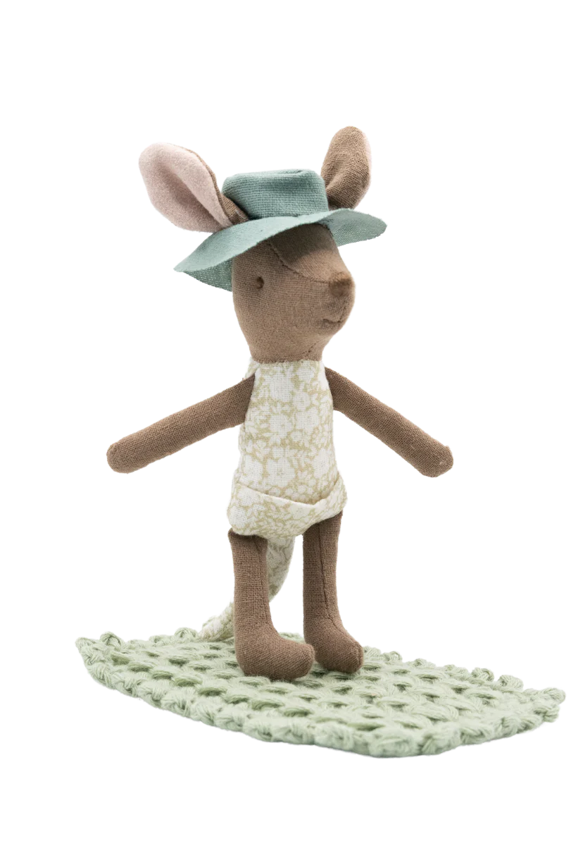 The Sunbaker | Kangaroo Doll and Beach Mat