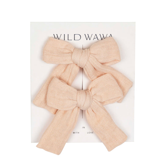 Crochet Clip Set | Bow